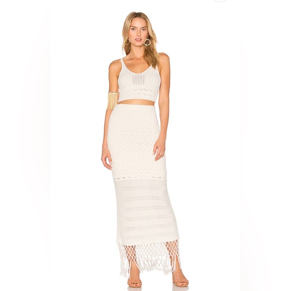 House of Harlow 1960 X Revolve Knit White Set - Picture 1 of 8